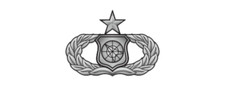 4" us military af weapons director senior bumper sticker decal usa made
