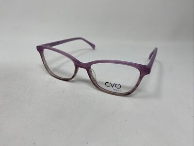 CVO NEXT CLEAR VISION MANOR PARK BROWN PURPLE 50/16/130 FLEX HINGE EYEGLASS /S65