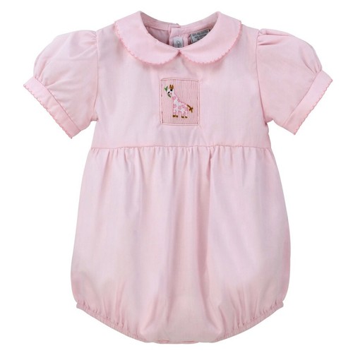 Neuf avec étiquettes boutique de transport girafe rose smocke boussole bébé filles 3M 3 mois - Photo 1 sur 2