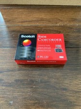 Sealed Blank 8mm Video Cassette Camcorder Tape Scotch P6-120 Minutes