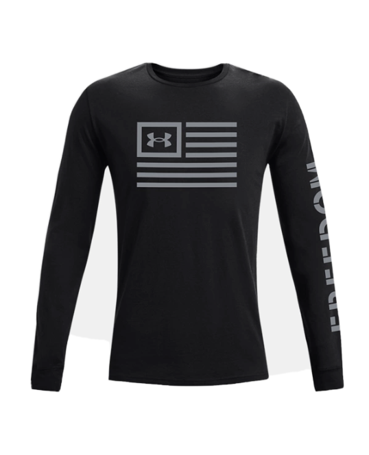 Under armour Long Sleeve Mens 2XL UA Americana FREEDOM USA Flag