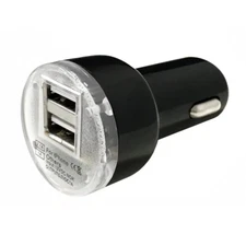 e-Circuit Dual Port USB Car Charger (264353) 2.1 Amp Max / Black. Free Shipping.