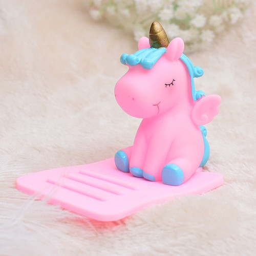 US Cute Unicorn Phone Stand Anti slip Car Table Phone Tablet Holder Bracket - 第 11/15 張圖片