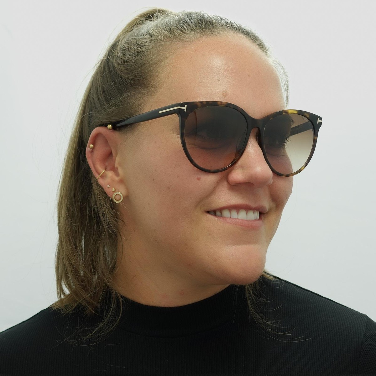 Tom Ford Sunglasses Maxim FT0787 52F Dark Havana Brown Tom Ford Sunglasses Maxim FT0787 52F Dark Havana Brown