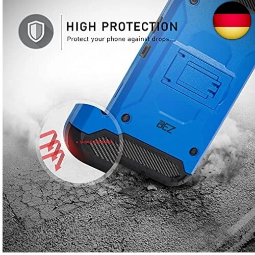 BEZ Hülle für Xcover 4 Hülle, Xcover 4S Hülle, Handy Schutzhülle Outdoor Komp - Bild 5 von 8