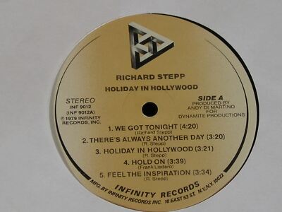 Richard Stepp-Holiday In Hollywood-RARE 1979 Modern Soul LP-NM
