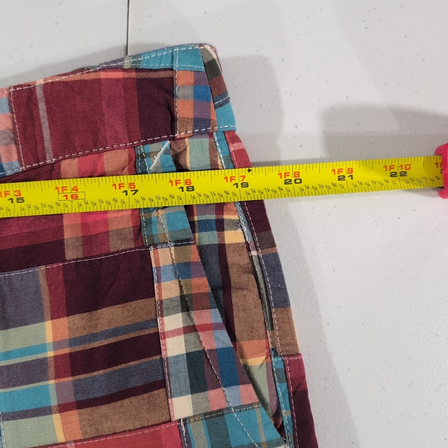 LL Bean Patchwork Button Down Shirt And Shorts Ma… - image 10