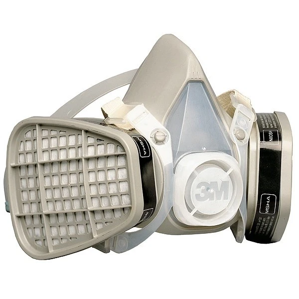 3M 5203 Half Mask Respirator Kit, 2 Cartridges Included, 5000 Series, Acid Gas - Image 4 of 4