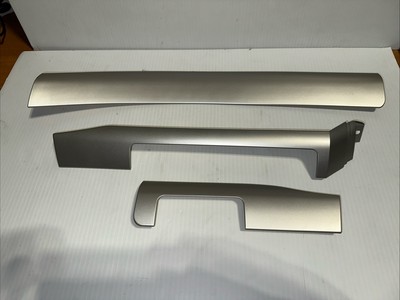 1999-2005 BMW E46 3-Series Dash Trim Kit Front Molding Titan Silver *3 PIECES*