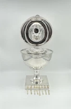 Large Caviar Server. St. James Brazil Silverplate. 12" Height. 20th Century