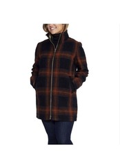 Pendleton Wool Blend Zip Up Walker Coat Jacket Women  s Size Large