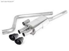 Milltek Sportauspuffanlage ab OPF VW Polo 6 GTI Typ AW 2x90mm rund in schwarz