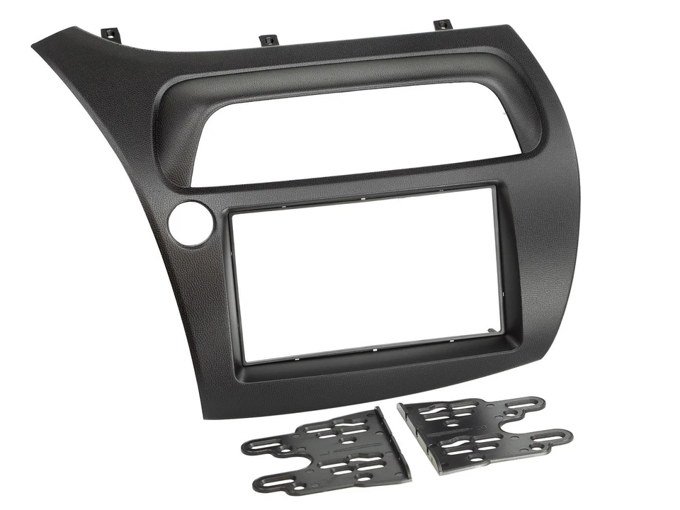 Einbaurahmen Doppel DIN Autoradio für Honda Civic 2006-2012 schwarz - Bild 1 von 2