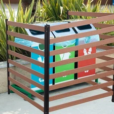 Outdoor Privacy Screens 40" W x 51" H Air Conditioner Fence 3 Panels Brand New