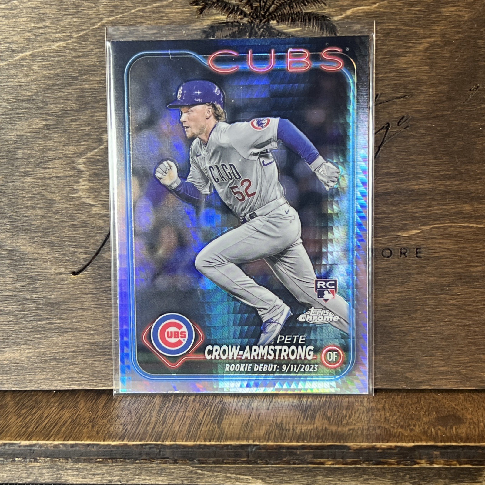 2024 Topps Chrome Update Series - Rookie Debut Pete Crow-Armstrong #USC158 Prism