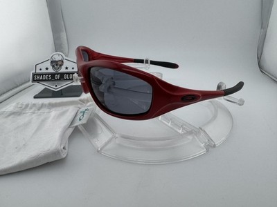 OAKLEY ENCOUNTER METALLIC RED GREY WOMENS SUNGLASSES OO9091-04