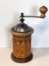 ANTICO MACININO marca TRE SPADE MACINA CAFFE PEPE GRINDER LEGNO primi '900