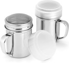 2 Pack Powdered Sugar Shaker Duster, Cinnamon Shaker, Fine Mesh Stainless Steel