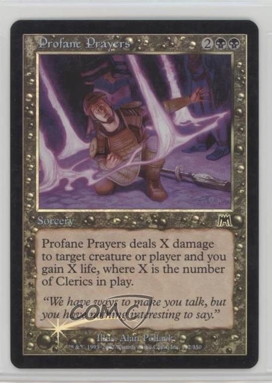 Profane Prayers Foil Magic: Onslaught #162 2002