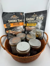 PS Seasoning BBQ Gift Set 7pc Rub Sampler w Smoke’ems Wood Smoke Pack