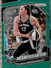 2025 Panini Prizm WNBA #49 Megan Gustafson Green Prizm
