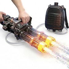Uregoio JF-005G Gatling Electric Water Gun with LED Light  RECHARGABLE