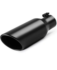 Exhaust Tip 2.5 Inch Inlet 2.5 Inlet 4 Outlet 12 Long Black Exhaust Tip 2.5 Inch Inlet 2.5 Inlet 4 Outlet 12 Long Black