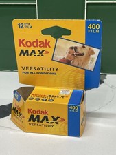 Kodak Max Versatility 400 ISO 12 Exposure 35mm Film OPEN BOX 02/2005