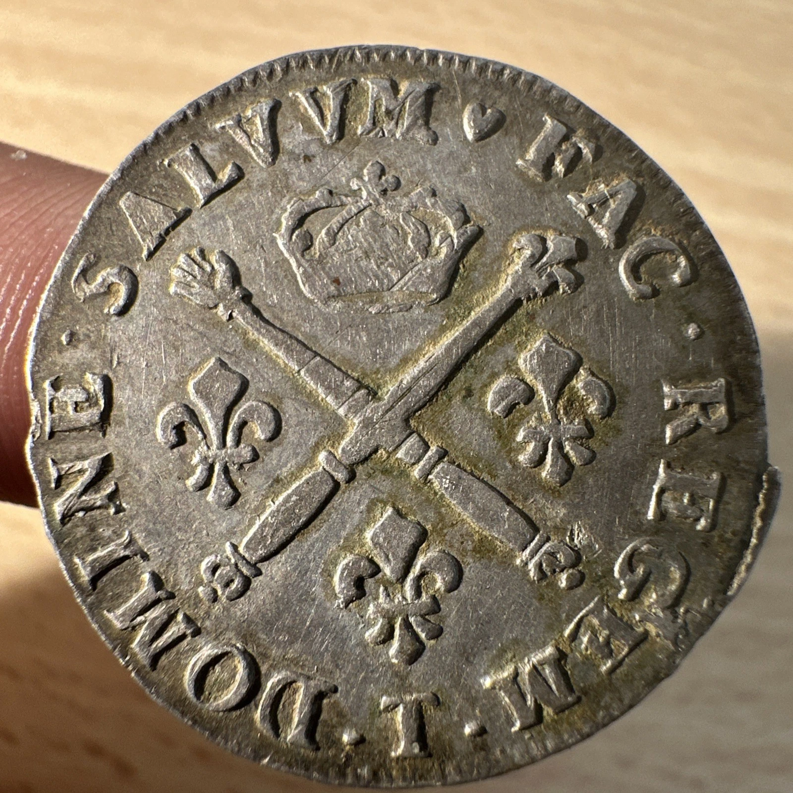 Pièce Vingt 20 Sols Aux Insignes Louis XIV 1707
