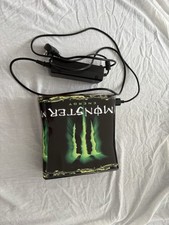 Xbox 360 S Console – Tested Working – Monster Energy Skin – No Controller