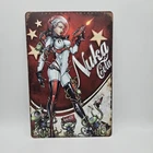Nuka Cola Tin Metal Sign Poster Vintage Rustic Look Fallout Video Game Gamer Art
