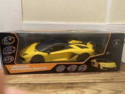 Lamborghini Aventador SVJ Roadster Remote Control Car, Officially Licensed 1:14