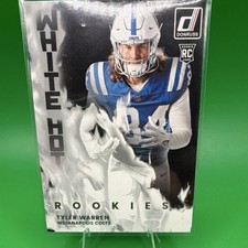 Panini Donruss White Hot Rookies Tyler Warren WHR-TWR Colts Rookie Insert