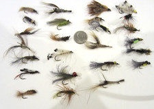 24 fly fishing flies expertly hand tied