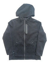 Old Navy Active Kids L 10 12 Dynamic Fleece Hooded Full Zip Jacket Black C1331