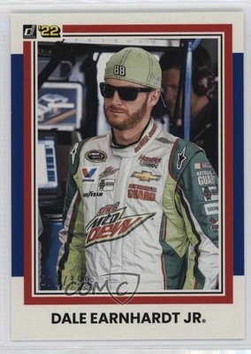 2022 Panini Donruss NASCAR Retro 1981 Navy Blue 71/199 Dale Earnhardt Jr HOF 0l2