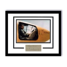 Chuck Yeager AUTOGRAPH Signed Bell X-1 Glamorous Glennis Framed 11x14 Display E