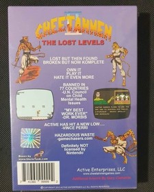 Cheetahmen 2 II New And Sealed Nintendo NES Game Signed Kickstarter Reward 2013
