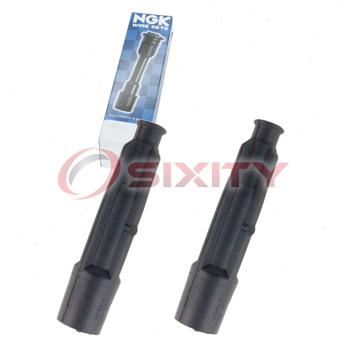 2 pc NGK 58948 CPB-EU011 Ignition Coil Boots for ZLE247 SPP82E SPP82 SPP74E zg