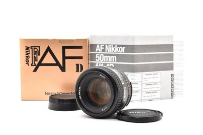 Tested!! [Top MINT w/Box] Nikon AF NIKKOR 50mm f/1.4 D F Mount From JAPAN #00031