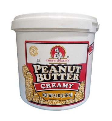 Chefs Quality - Creamy Peanut Butter - 5 lb tub