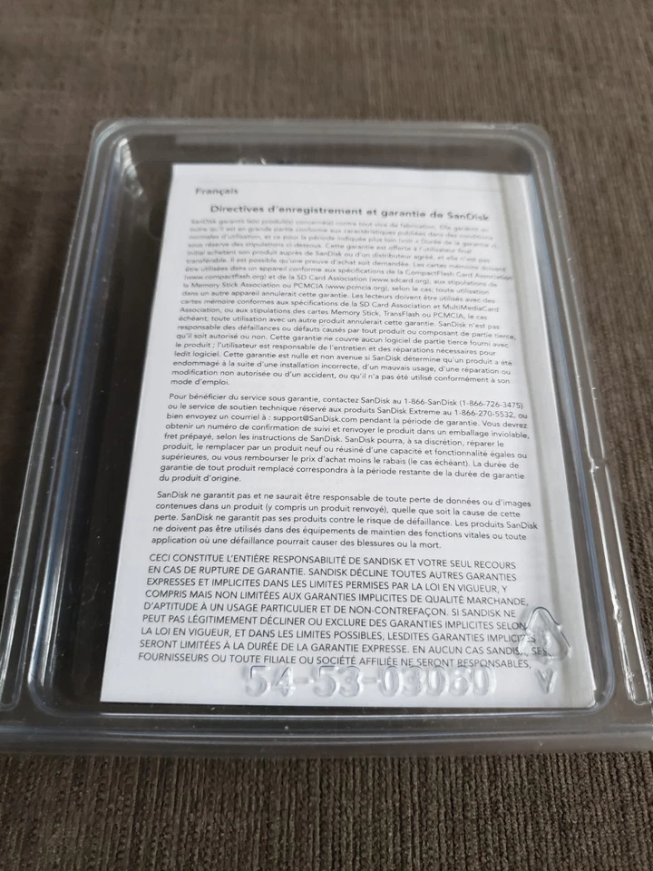 SanDisk Extreme III 8GB Compact Flash Card 30MB/s - NEW NO BOX SEALED PACK! - Image 4 of 4