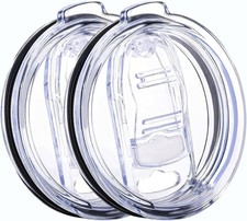 20 Oz Tumbler Lid Replacement Spill Proof Splash Resistant Slider Mug Toppe f...