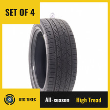 Set Of 4 Used 24550r20 Continental Crosscontact Lx25 102h - 8.5-1032 Set Of 4 Used 24550r20 Continental Crosscontact Lx25 102h - 8.5-1032