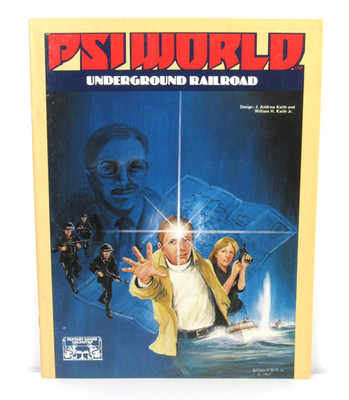 1985 Fantasy Games Unlimited Psi-World Underground Railroad Adventure