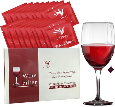 18-piece wine filter, wand-style wine purifier