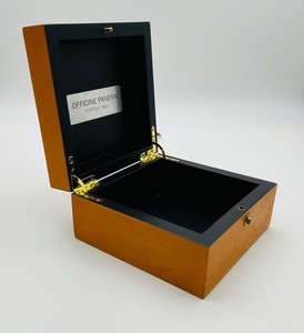 Vintage 2000's Panerai luminor Marina 44mm Wooden EMPTY WATCH BOX NO INNER TRAY