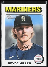 2024 Topps Heritage #299 Bryce Miller White Border