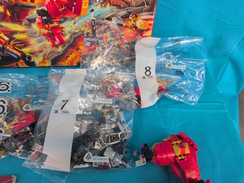Lego Ninjago Fire Stone Mech 100% COMPLETO (71720) con CAJA E INSTRUCCIONES - Imagen 8 de 11