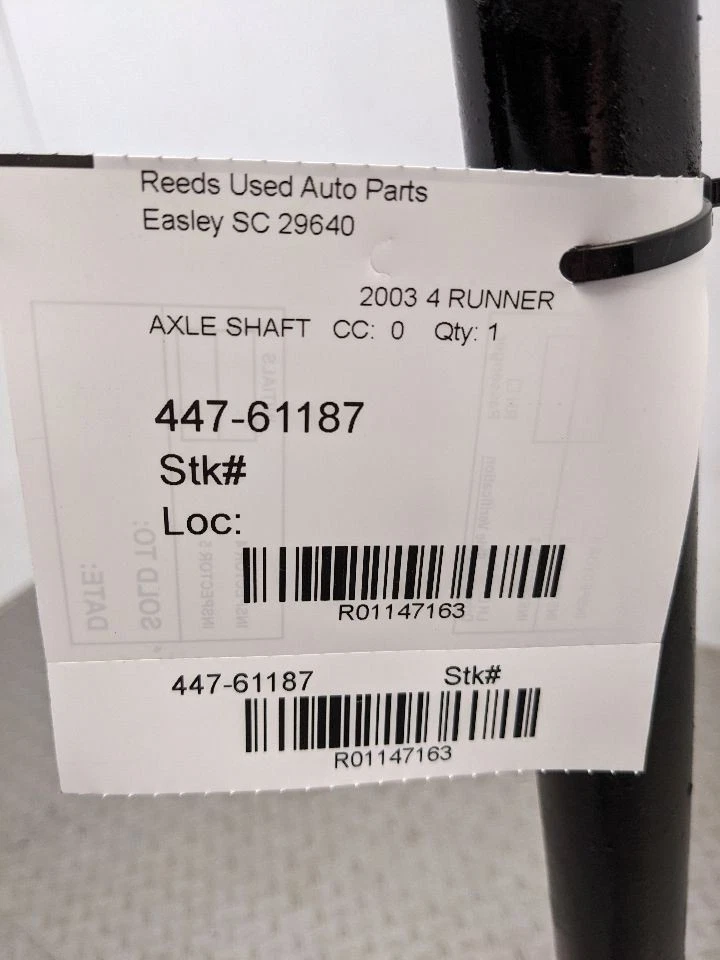Eje eje trasero derecho se adapta 03-09 LEXUS GX470 1147163 Foto 2 de 4